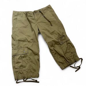 Y2K Levi’s Slouchy Baggy Cropped Cargo Pants